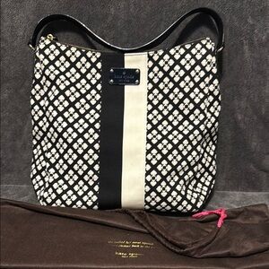 Kate Spade Black and White Patterned Women's Bag